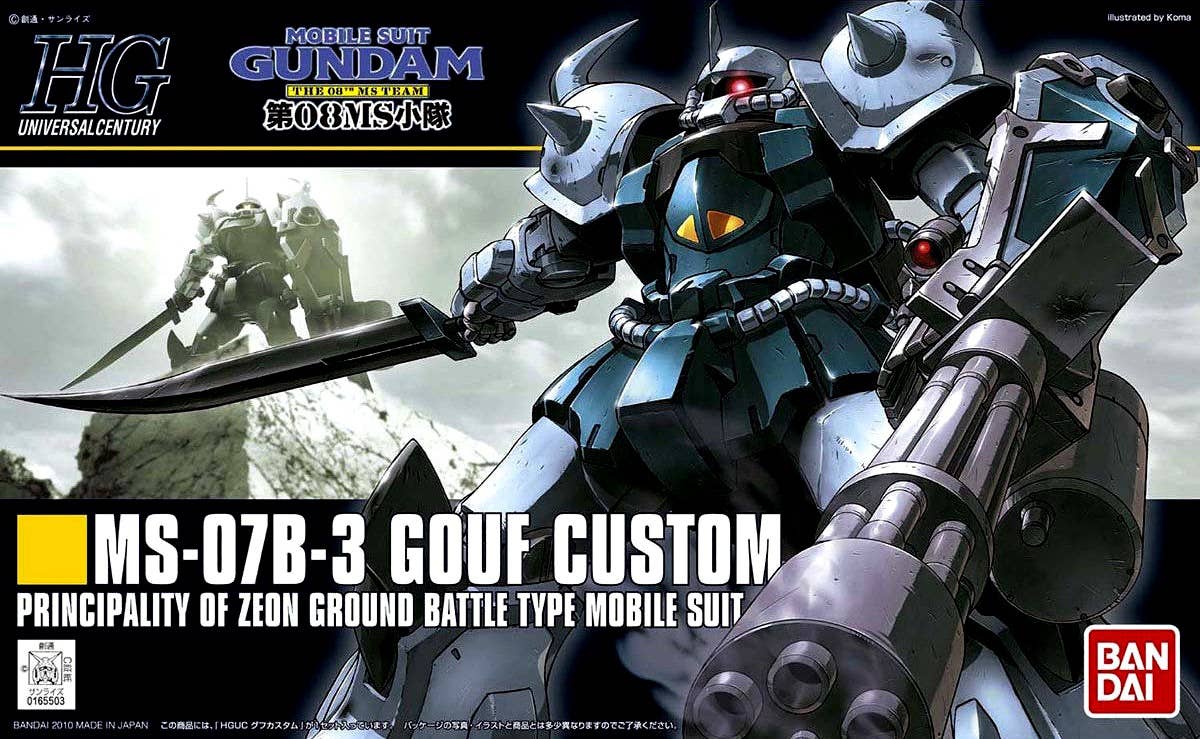 1/144 HGUC Gouf Custom