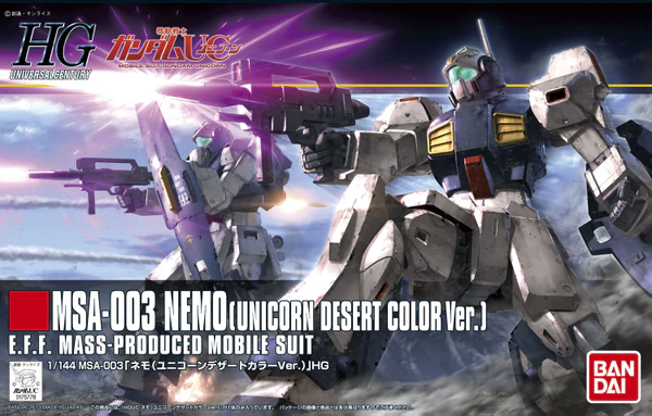 1/144 HGUC Nemo (Unicorn Desert Color Ver.)